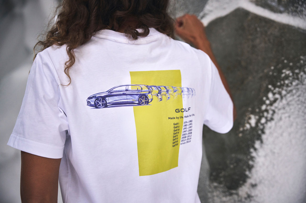T-Shirt "Golf", Unisex, Weiß, XXL
