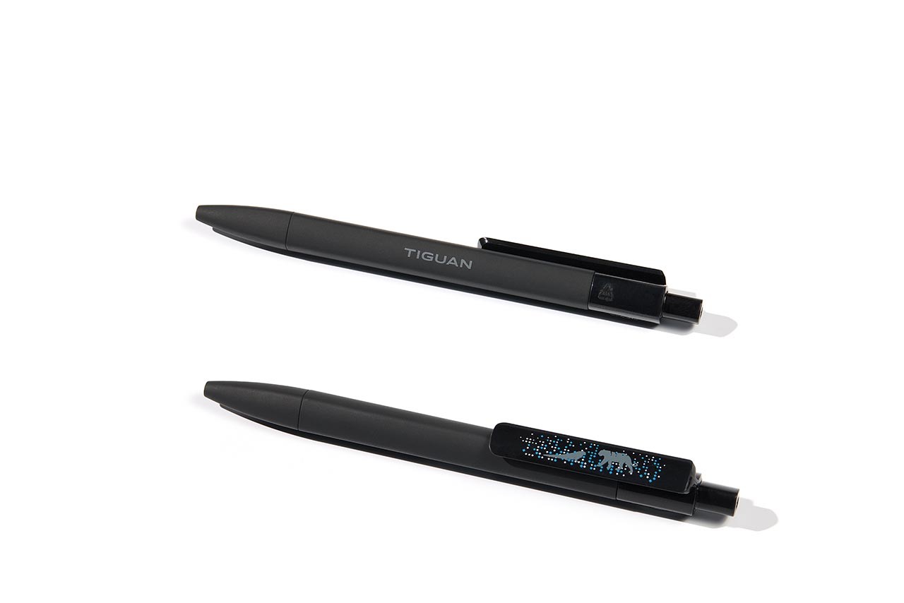 Kugelschreiber Schwarz, Tiguan Schriftzug