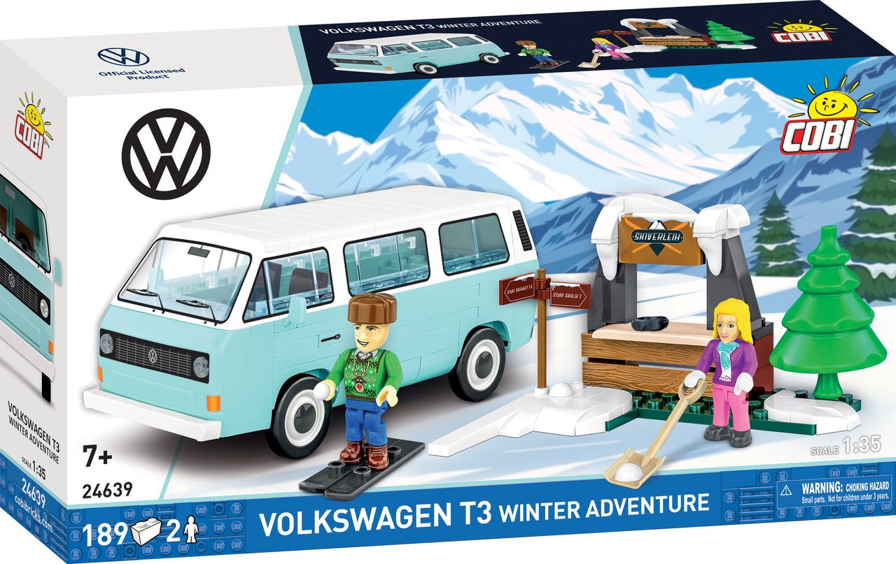 Bausatz 1:35, "Volkswagen T3 Winter Adventure Set"