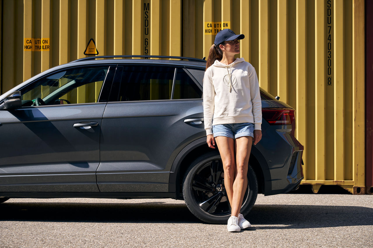 Hoodie "Volkswagen", Damen, Weiß, L