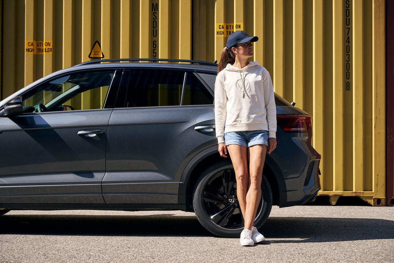 Hoodie mit VW Logo für Damen, Off-White