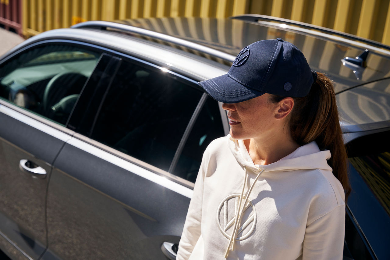 Hoodie "Volkswagen", Damen, Weiß, L