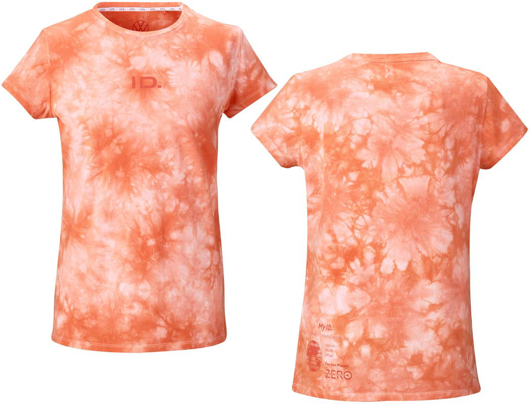 T-Shirt "ID.", Damen, Batik-Optik