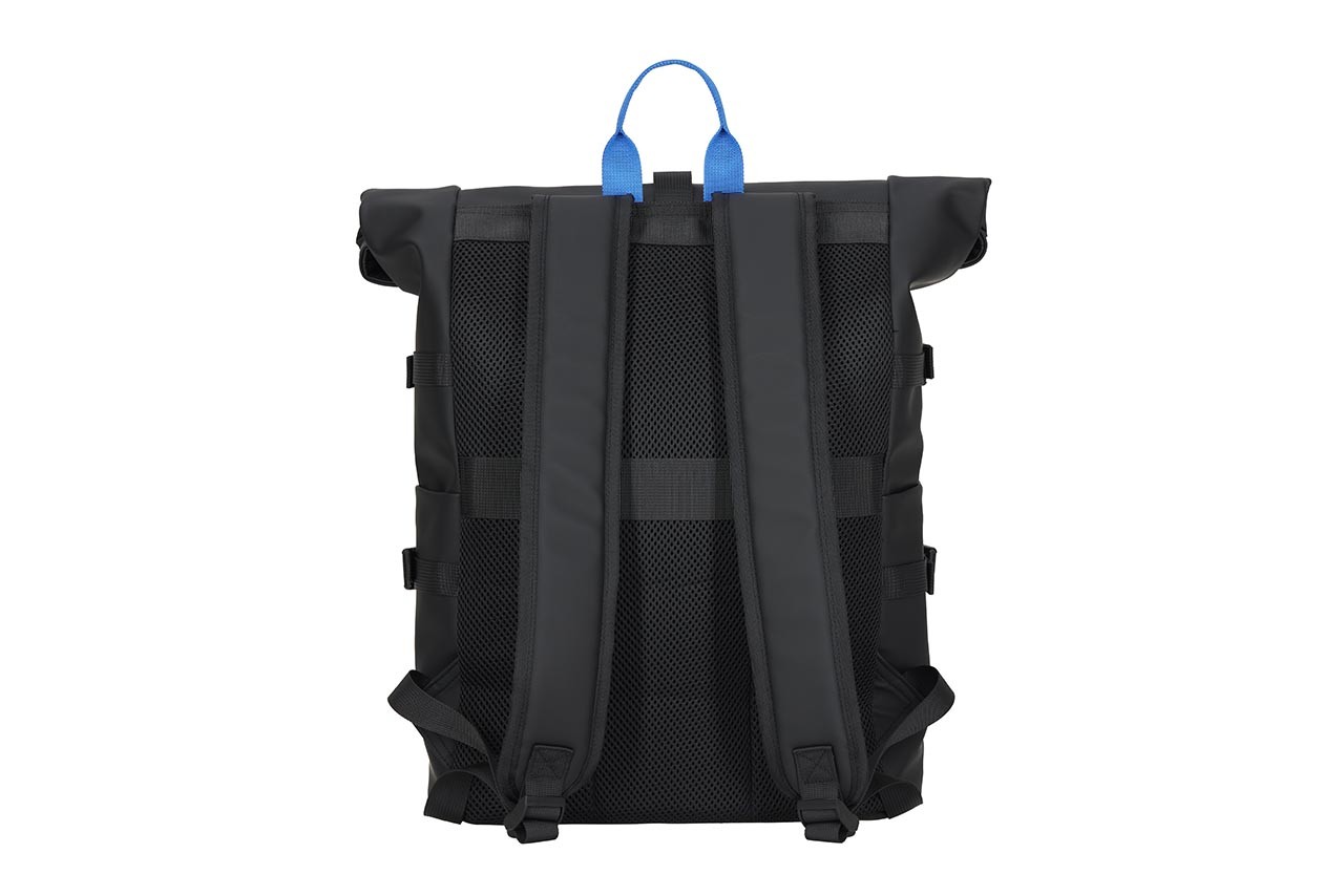 Rucksack R-Kollektion, Schwarz / Blau