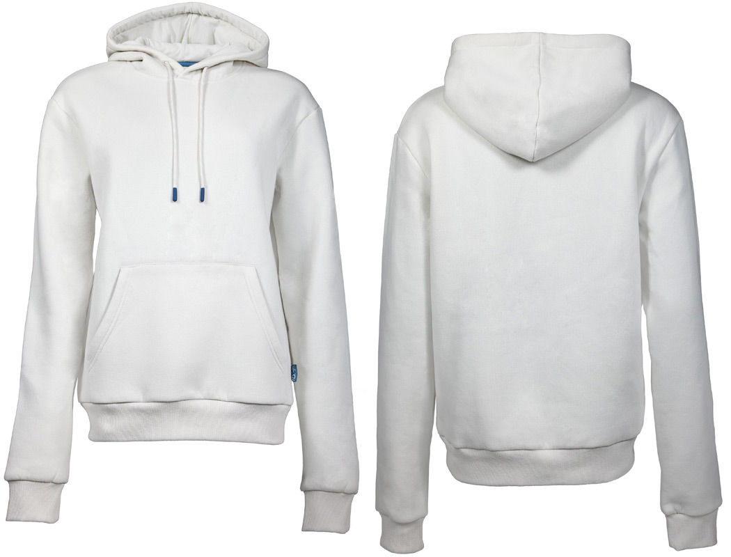 Oversized Hoodie ID. für Damen, Weiß