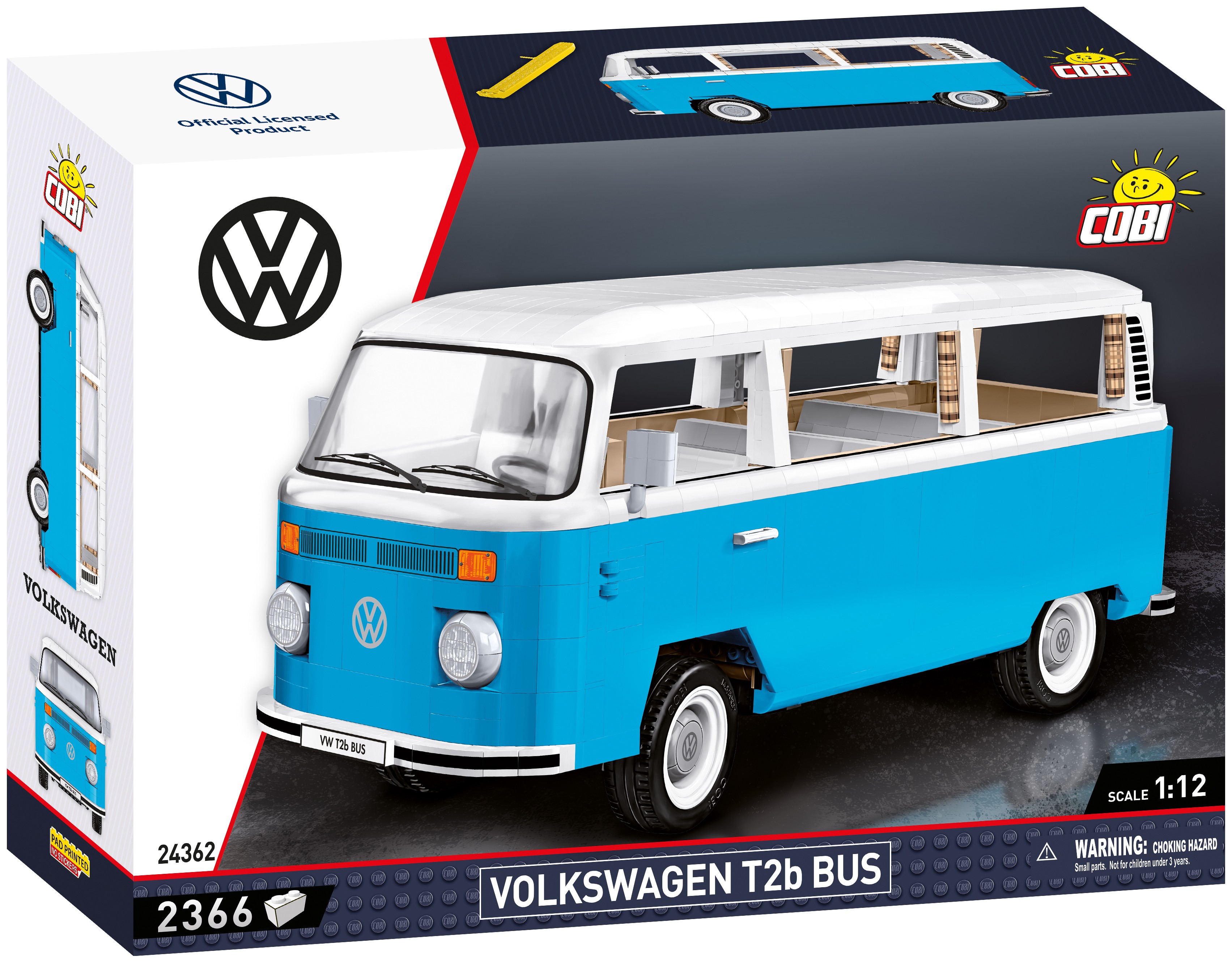 Volkswagen Bausatz 1:12, "T2b VW-Bus"