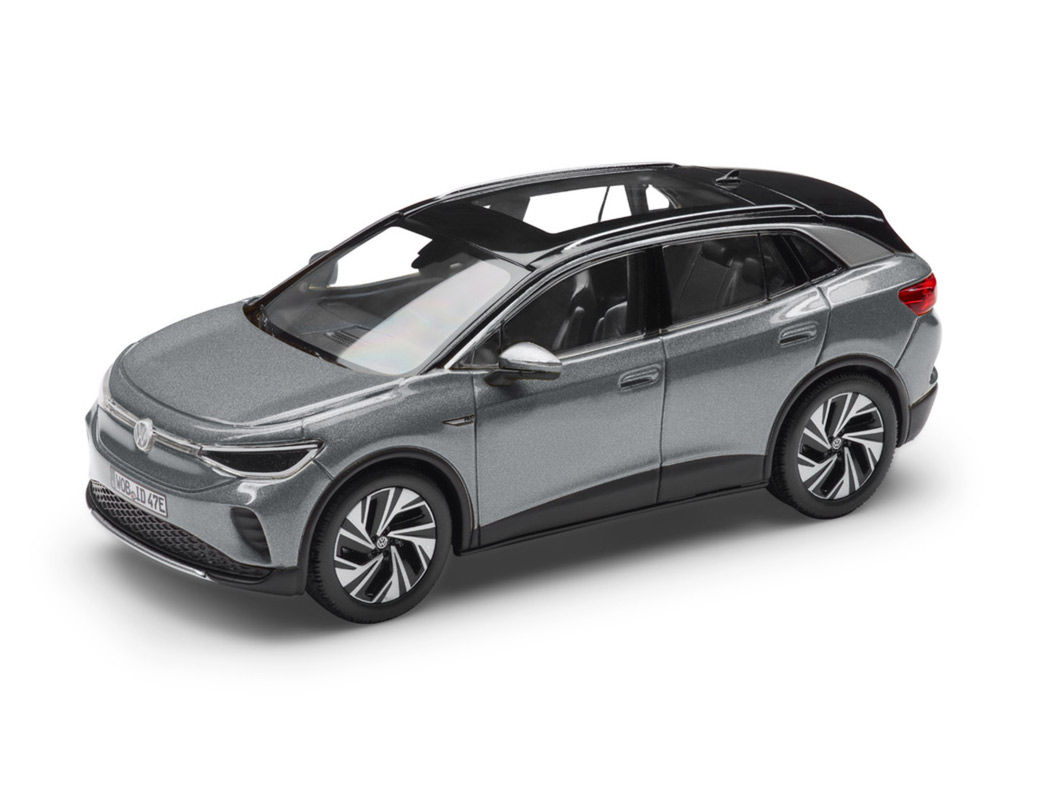 Modellauto "ID.4", 1:43, Mondsteingrau