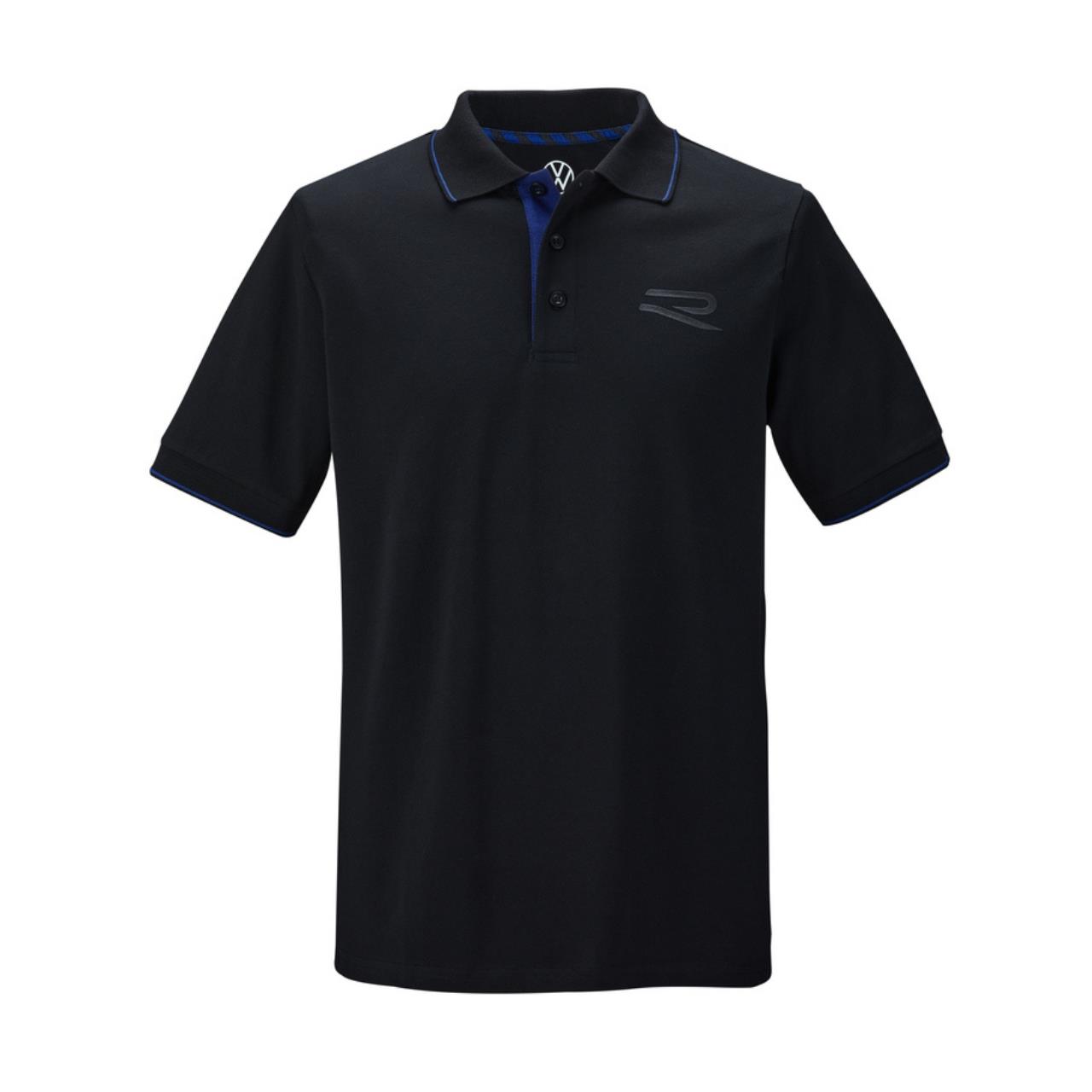Polo-Shirt R-Kollektion, Herren, Schwarz