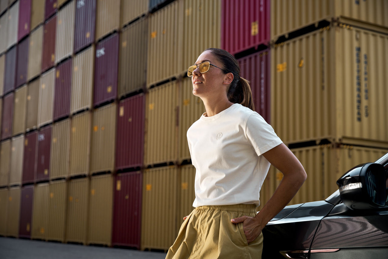 T-Shirt "Volkswagen", Classic, Damen, Weiß, M