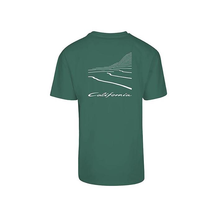 T-Shirt California rugged nature topo