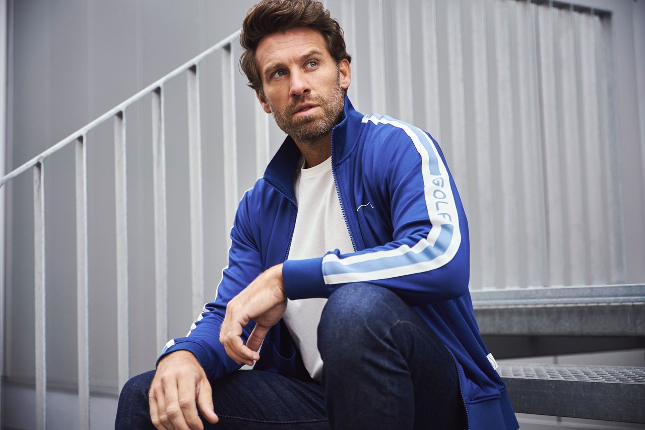 Sweatjacke, unisex, Blau, Golf Kollektion