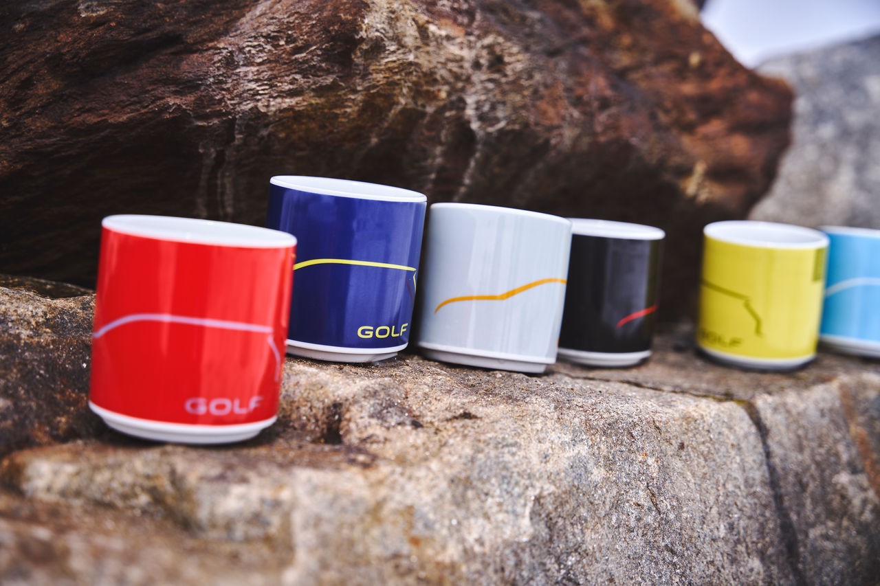 Tasse Rot/Hellgrau, 2008, Golf Kollektion