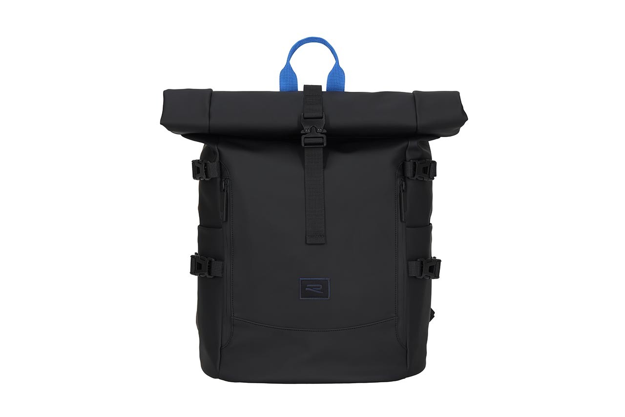 Rucksack R-Kollektion, Schwarz / Blau