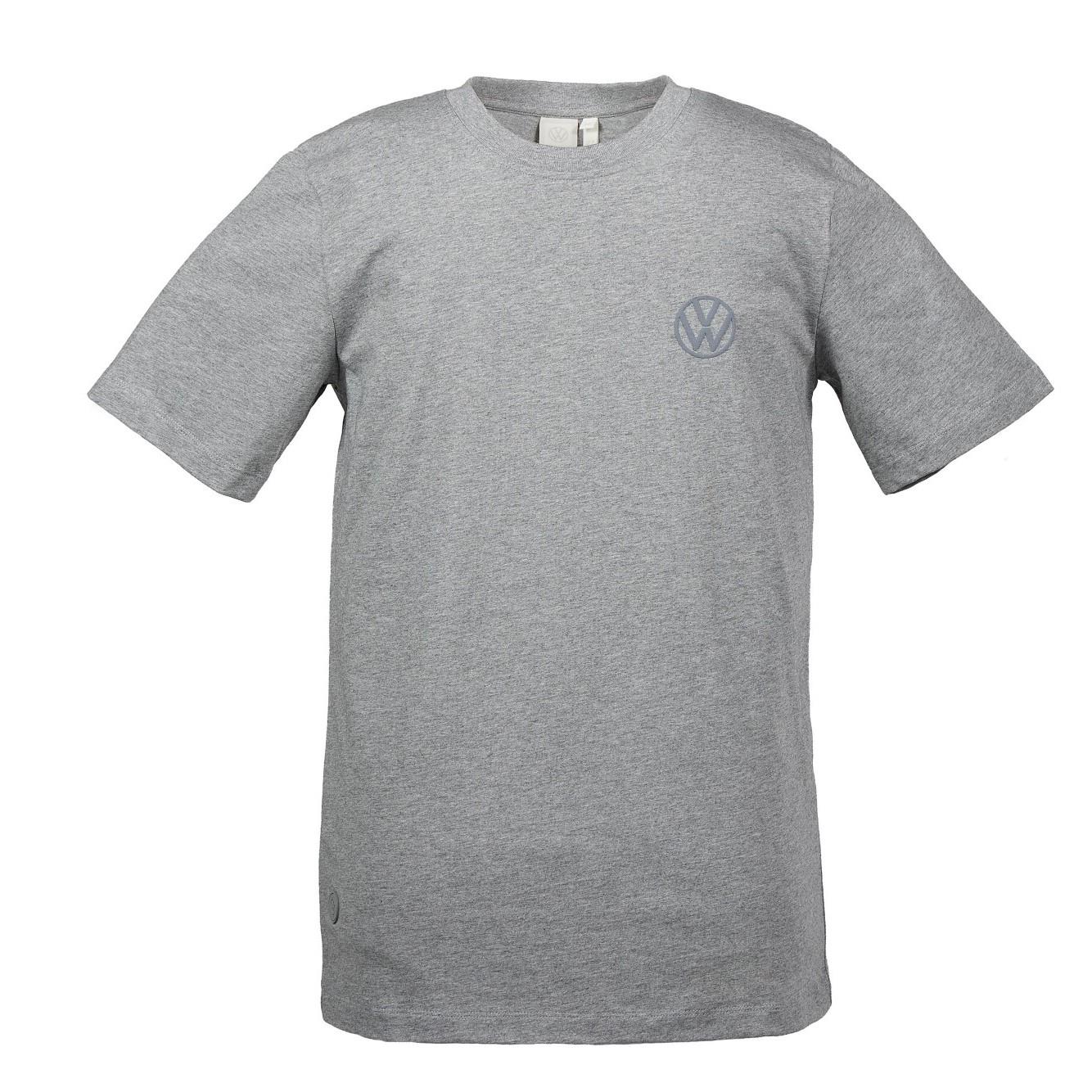 T-Shirt mit VW Logo für Herren, Grau Melange