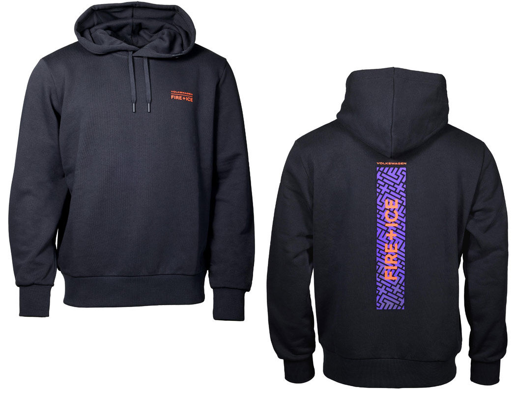 Hoodie "Fire + Ice", Unisex, L