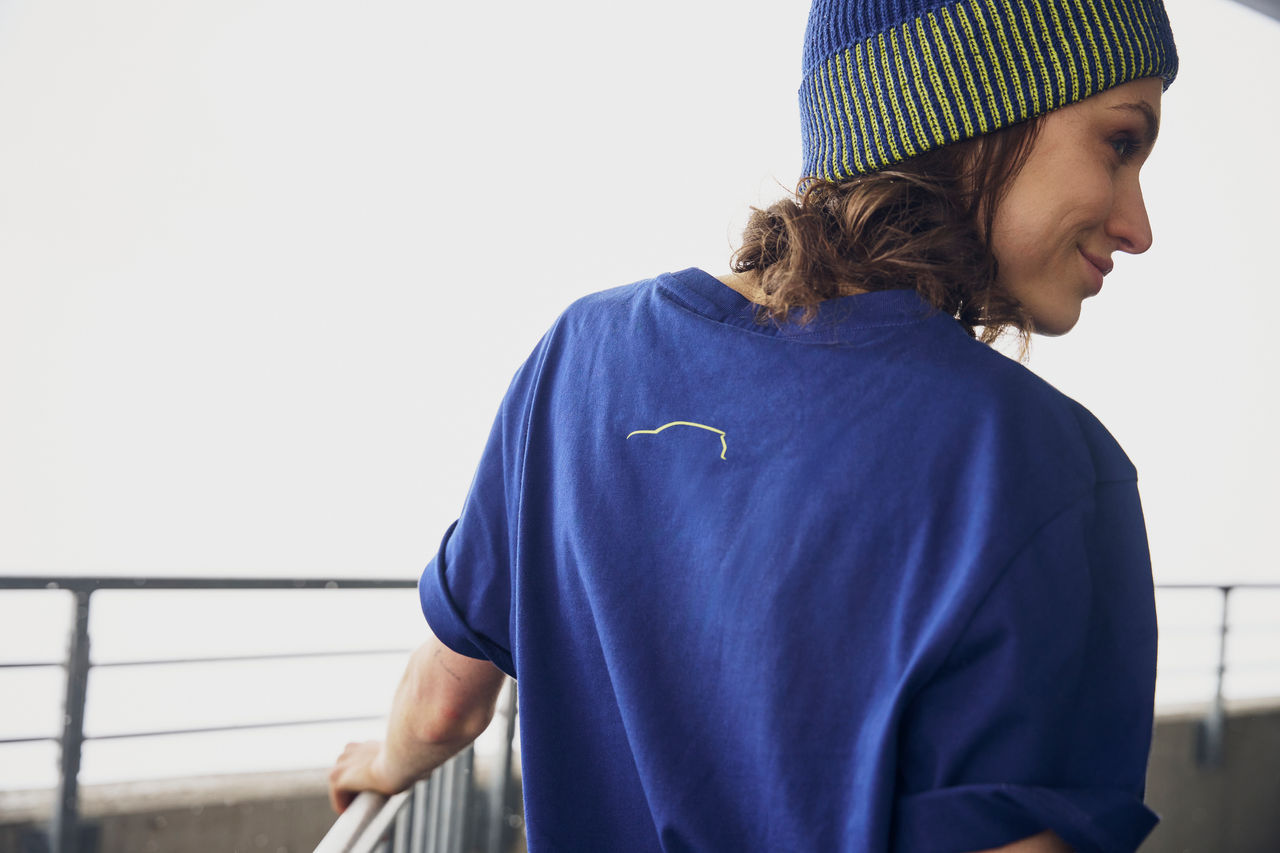 T-Shirt "Golf", Unisex, Blau, M