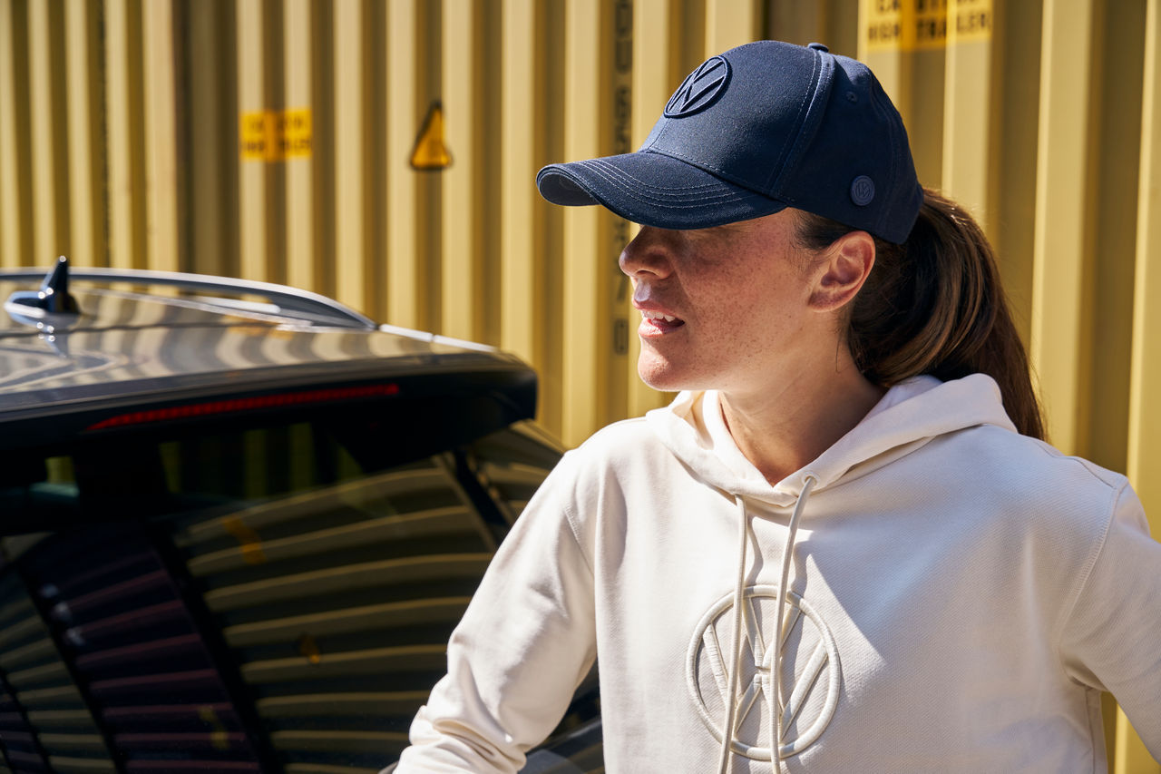 Hoodie "Volkswagen", Damen, Weiß, L