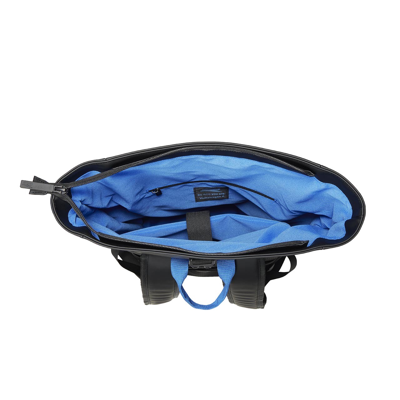 Rucksack R-Kollektion, Schwarz / Blau
