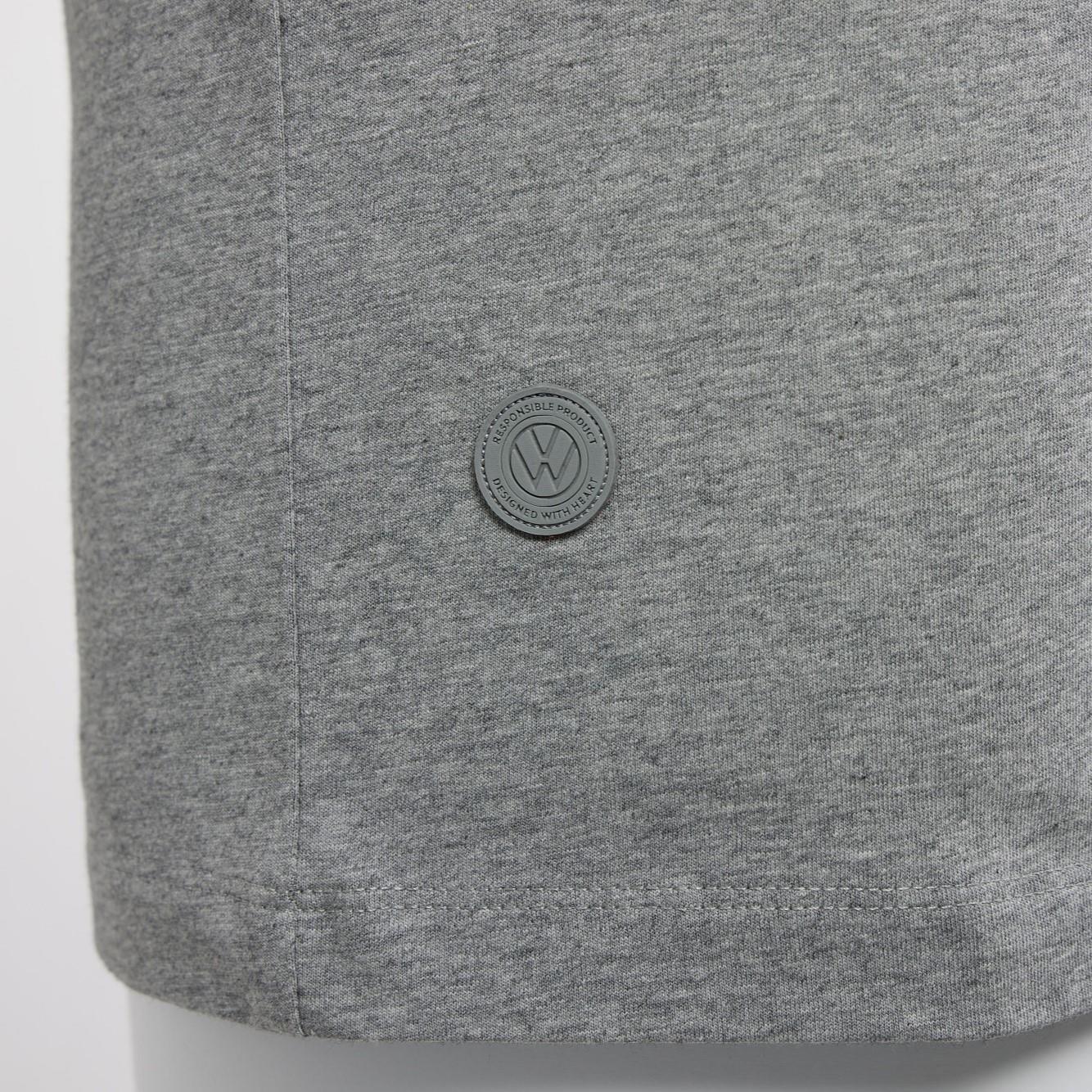 T-Shirt mit VW Logo für Herren, Grau Melange