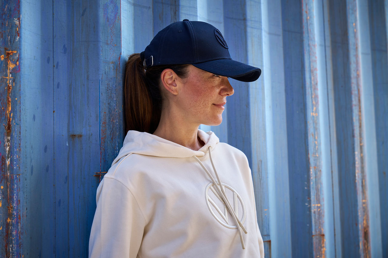 Hoodie "Volkswagen", Damen, Weiß, L