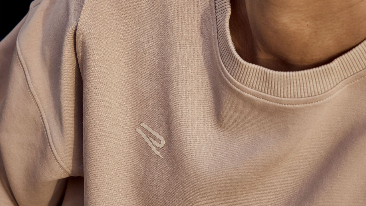 Sweatshirt "R", Unisex, Beige, XS