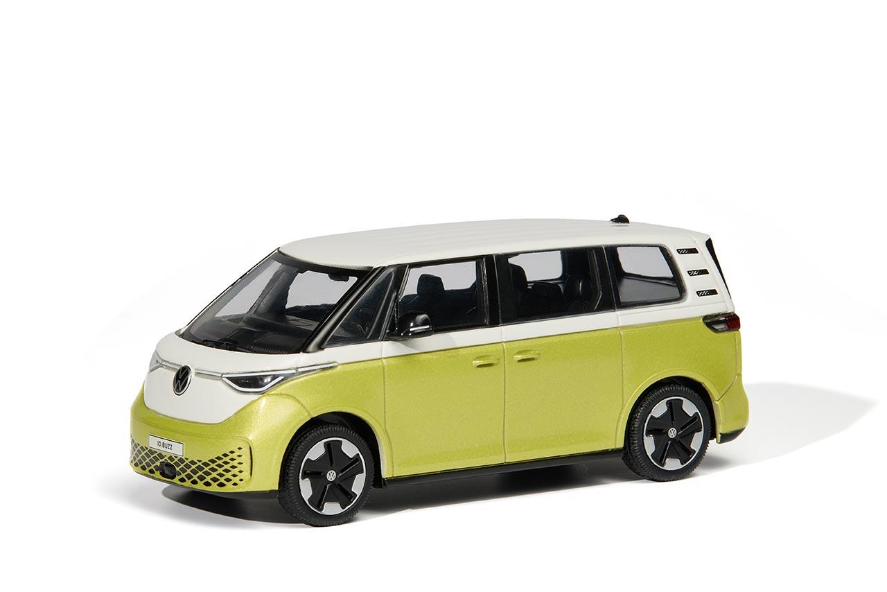 Modellauto 1:43, ID. Buzz, Weiß/Gelb
