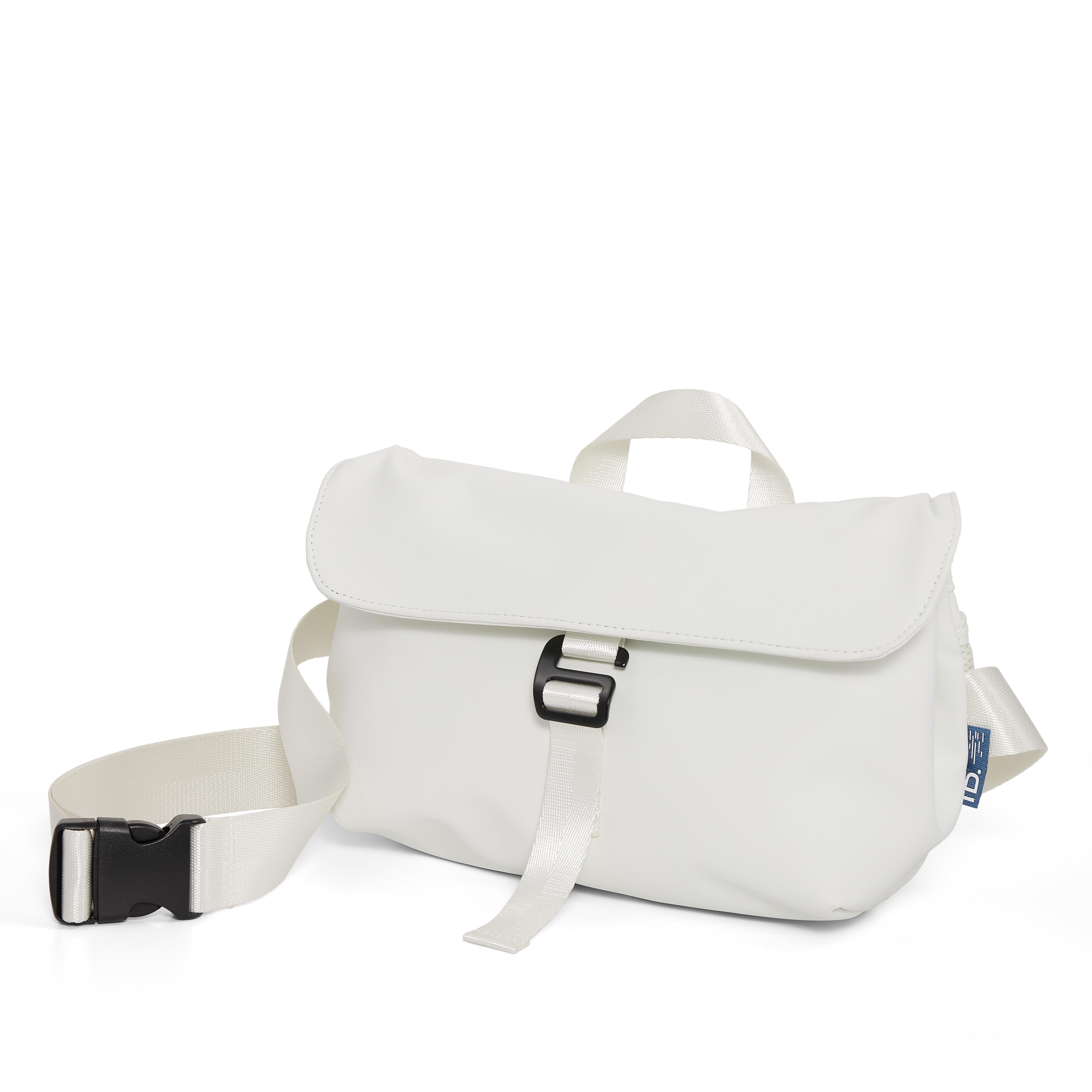 Hüfttasche, Weiß, recyceltes Polyurethan