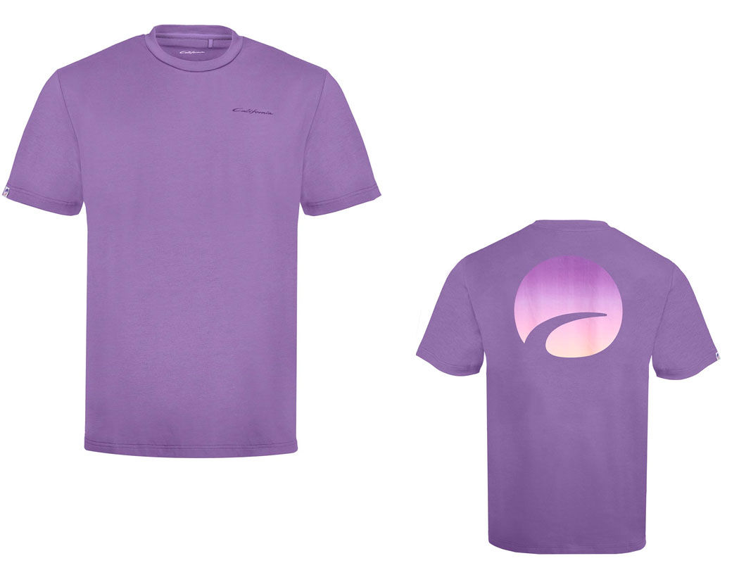 T-Shirt "California" für Herren, Lila