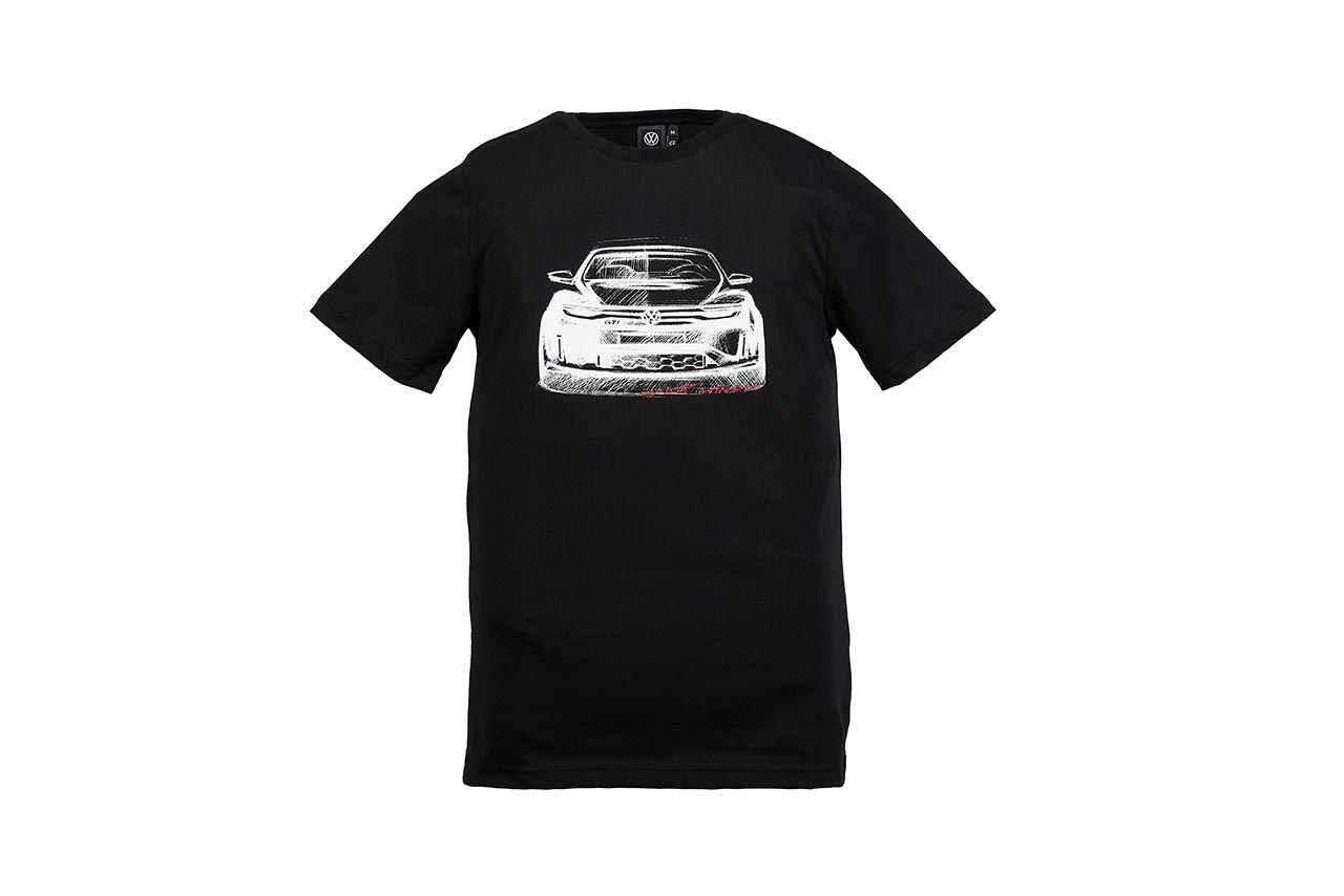 T-Shirt "GTI", Golf 1, Unisex, Schwarz, M