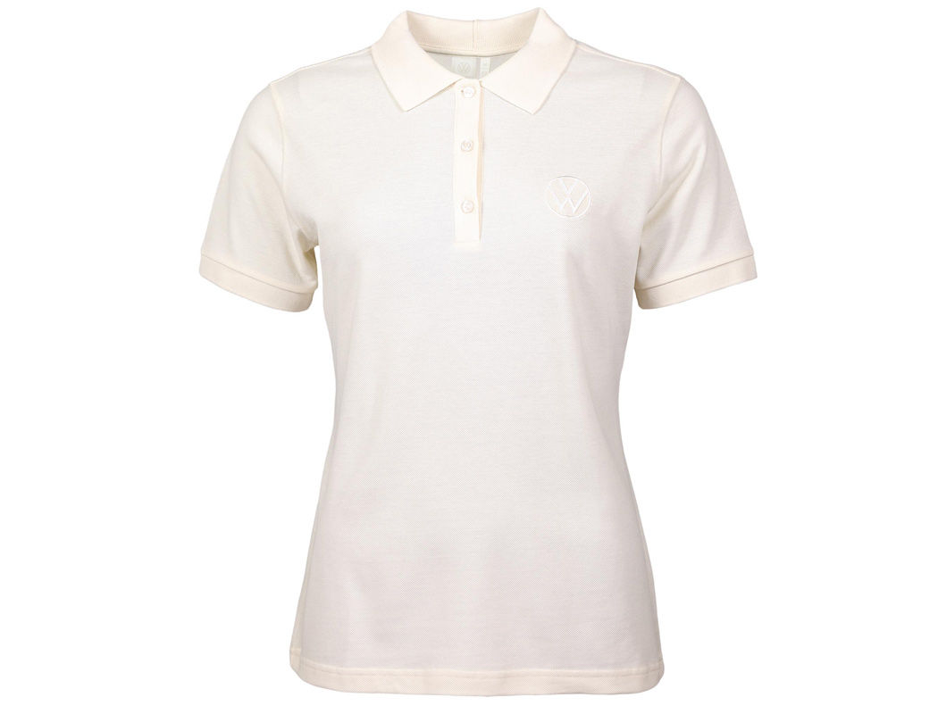 Polo-Shirt "Volkswagen", Damen, Weiß, L