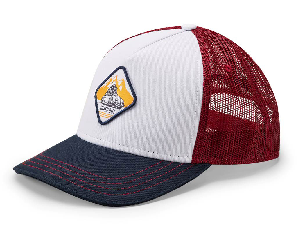 Cap Weiß/Bordeaux Heritage