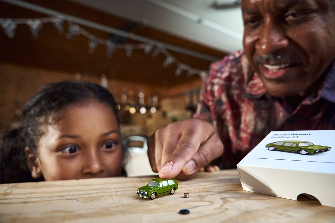 Modellauto Lofotengrün, Golf 1, 11-teilig, Golf Ko