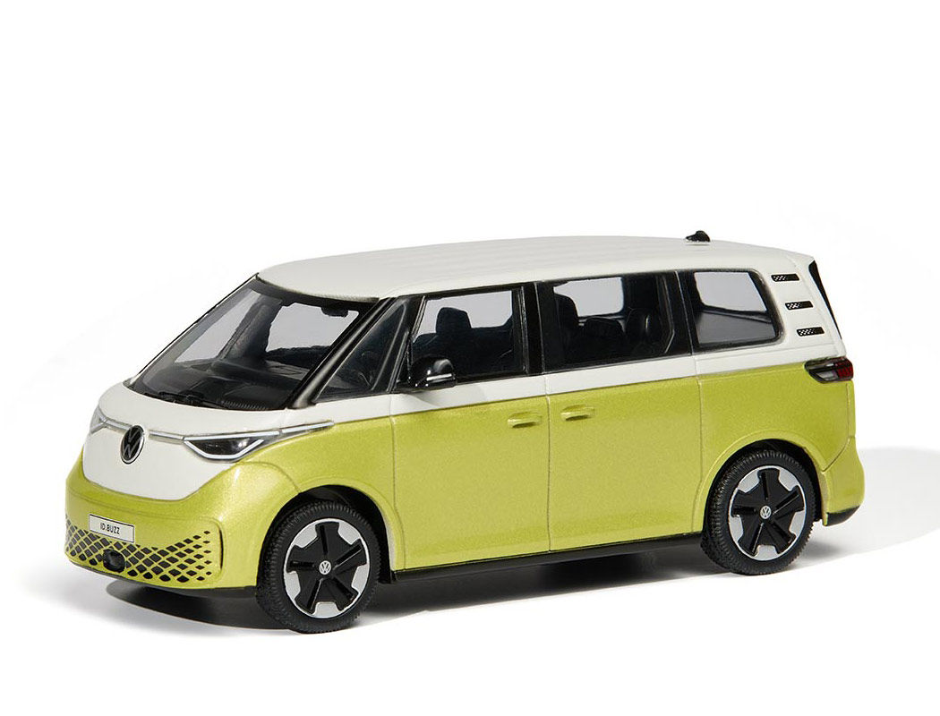 Modellauto "ID. Buzz", 1:43, Candyweiß/Limonengelb