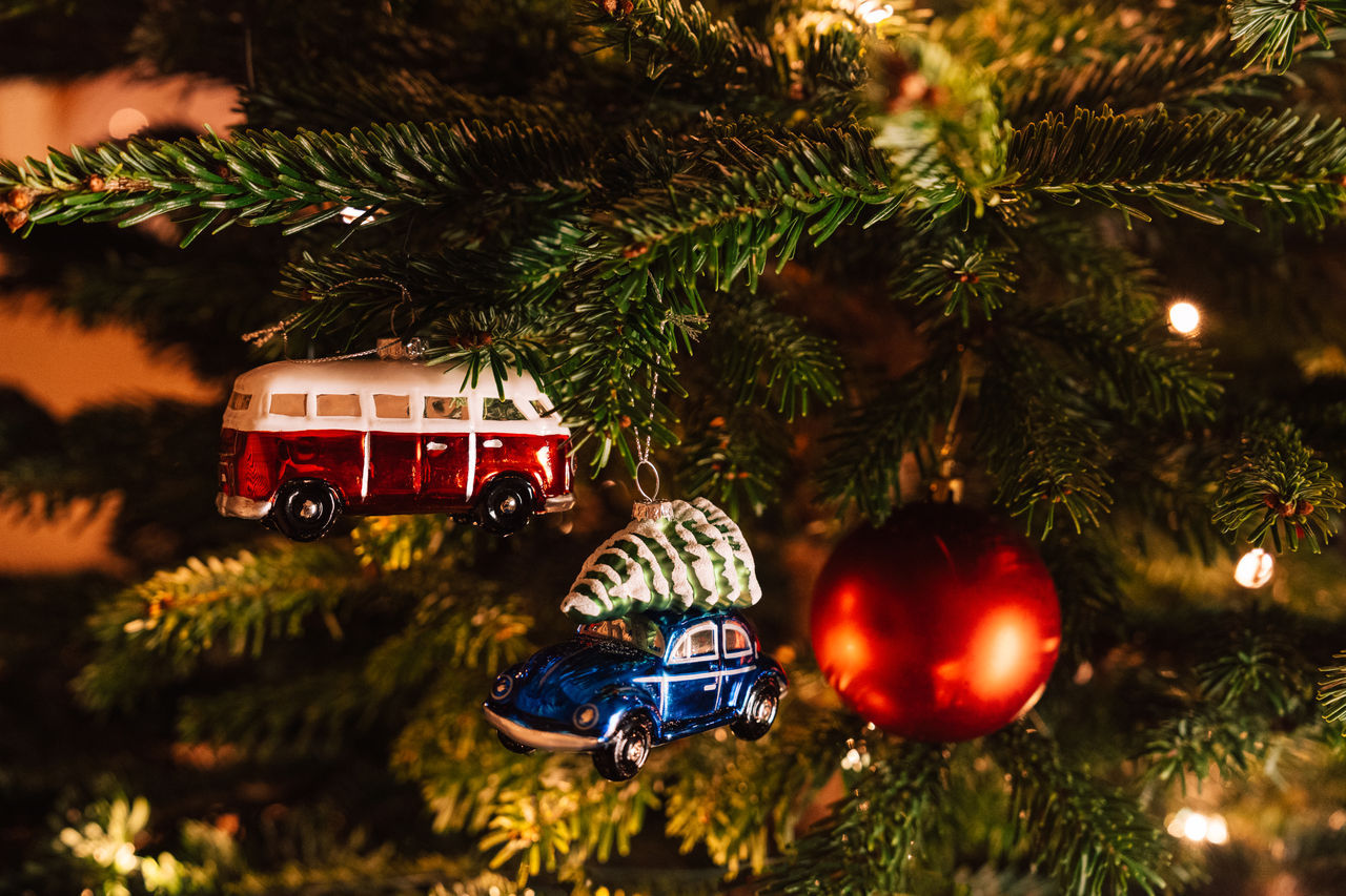 Weihnachtsbaumanhänger "T1", Glas