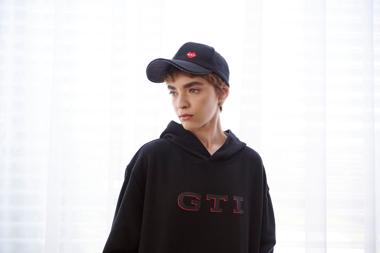 Hoodie "GTI", Golf 1, Unisex, Schwarz, XL