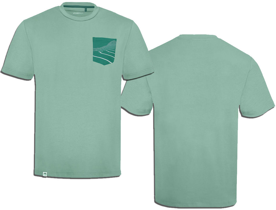 T-Shirt "California", Brusttasche, Herren, Grün
