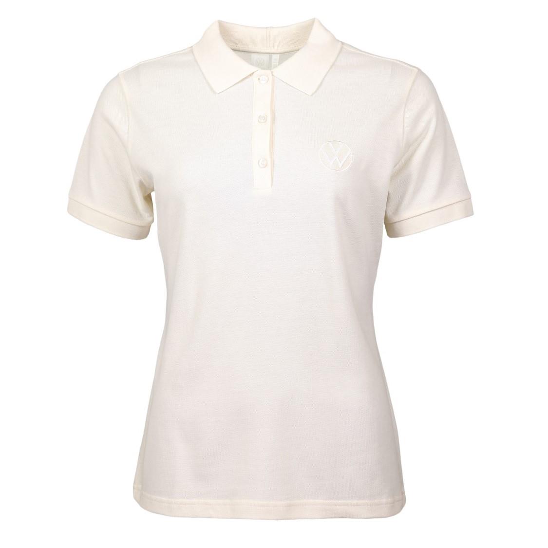 Polo-Shirt mit VW Logo für Damen, Off-White
