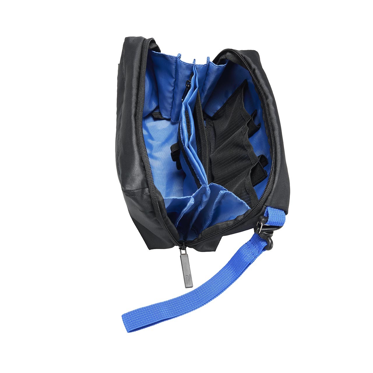 Tasche Organizer R-Kollektion, Schwarz/Blau