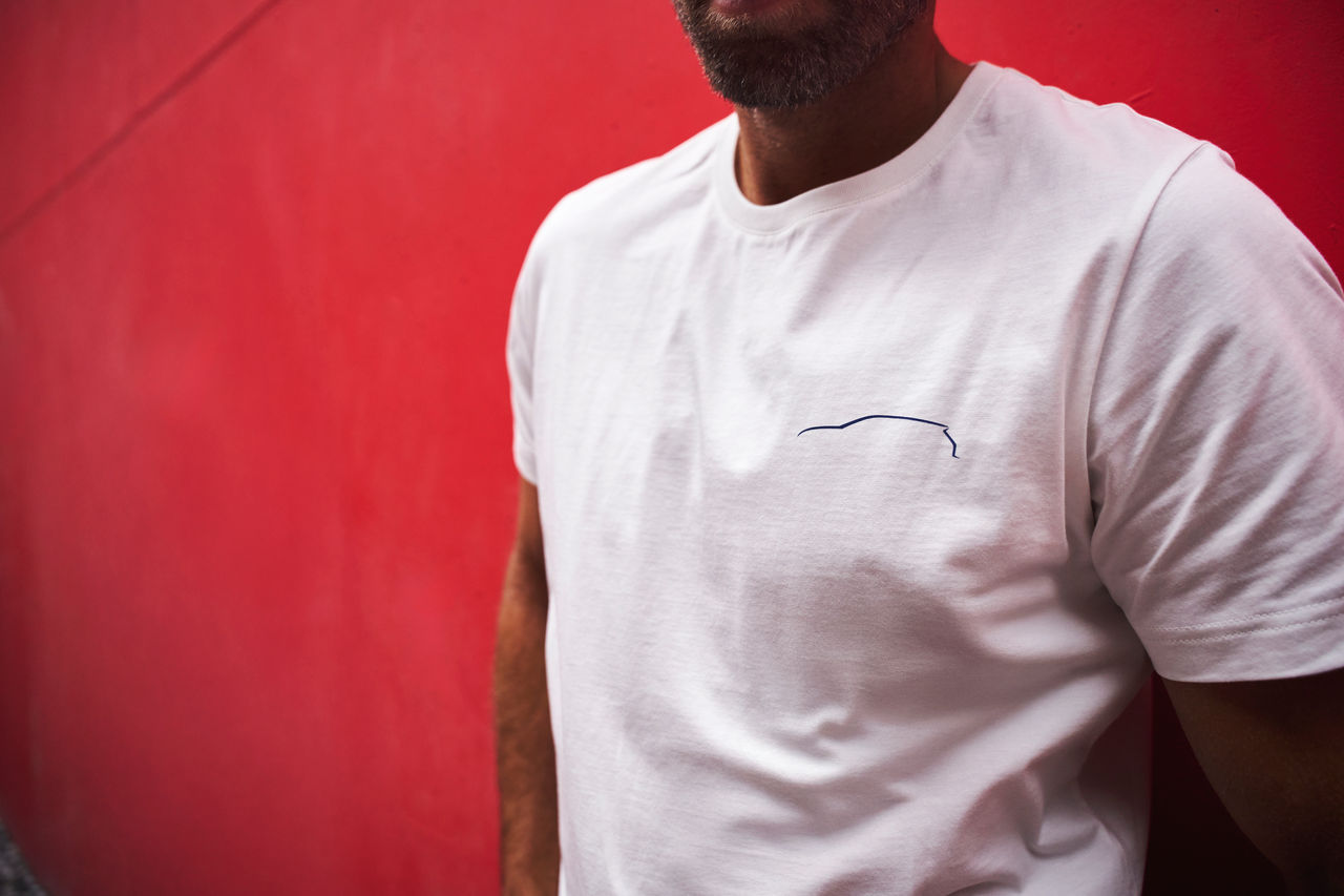 T-Shirt "Golf", Unisex, Weiß