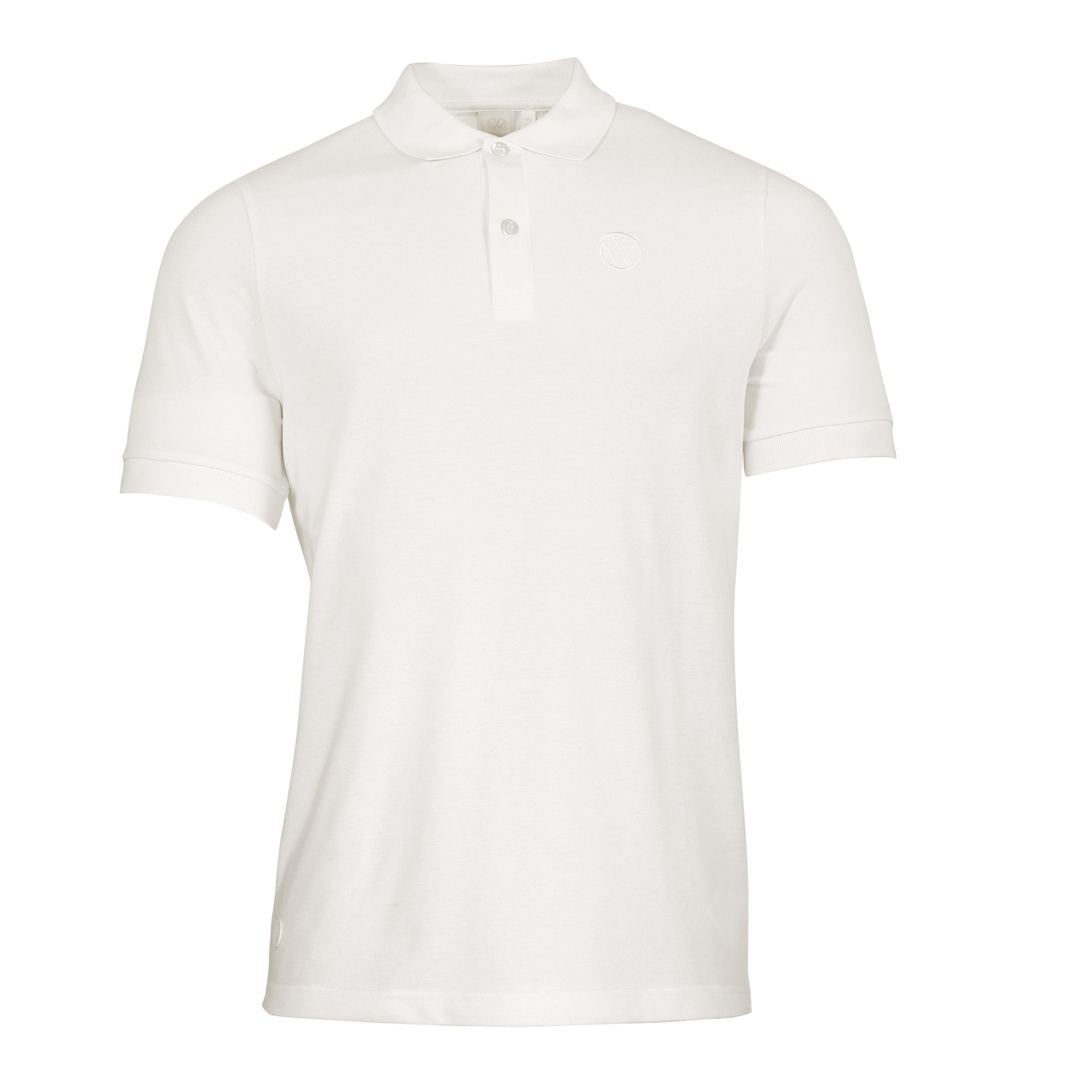 Polo-Shirt mit VW Logo für Herren, Off-White