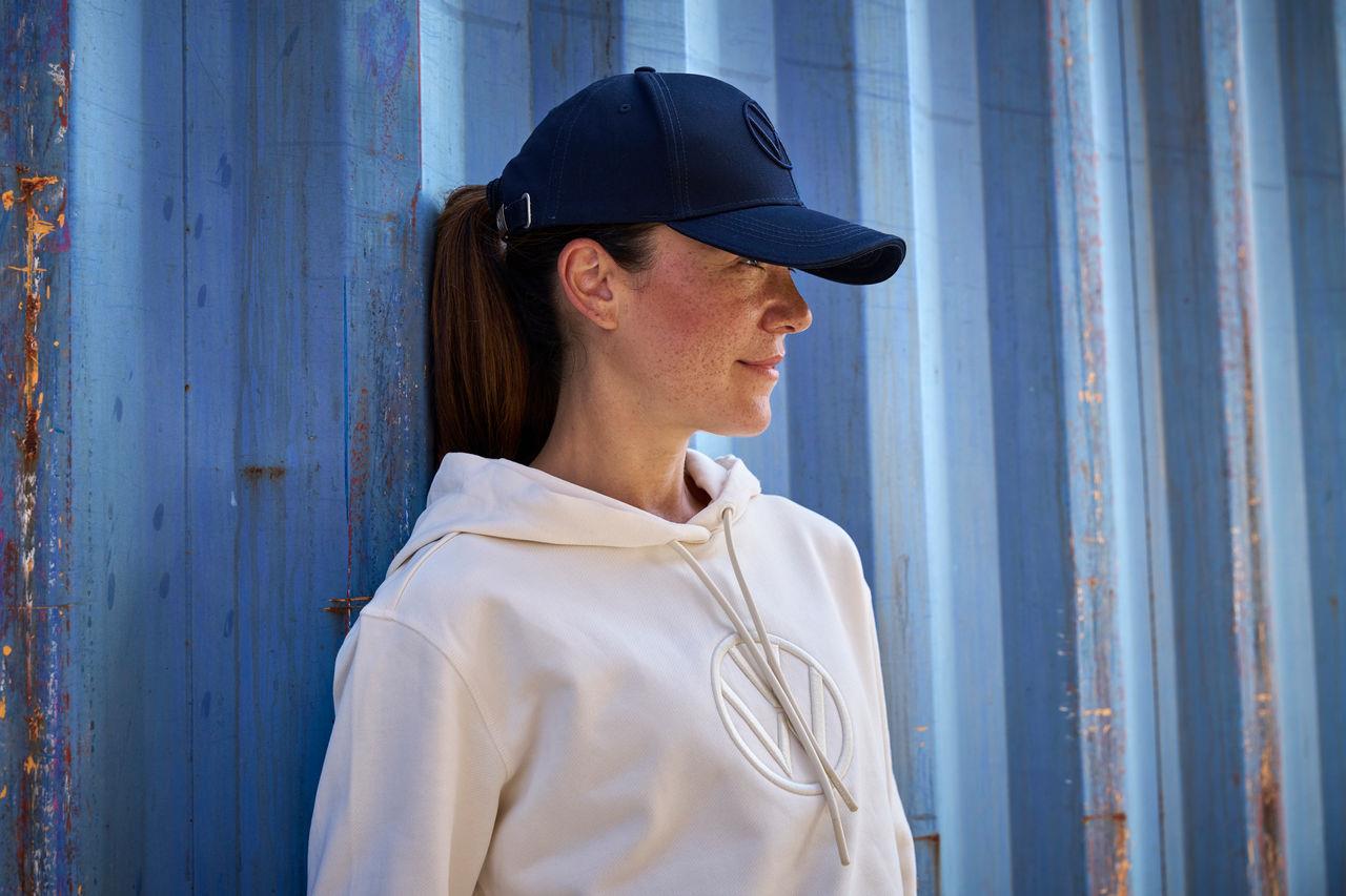 Hoodie mit VW Logo für Damen, Off-White