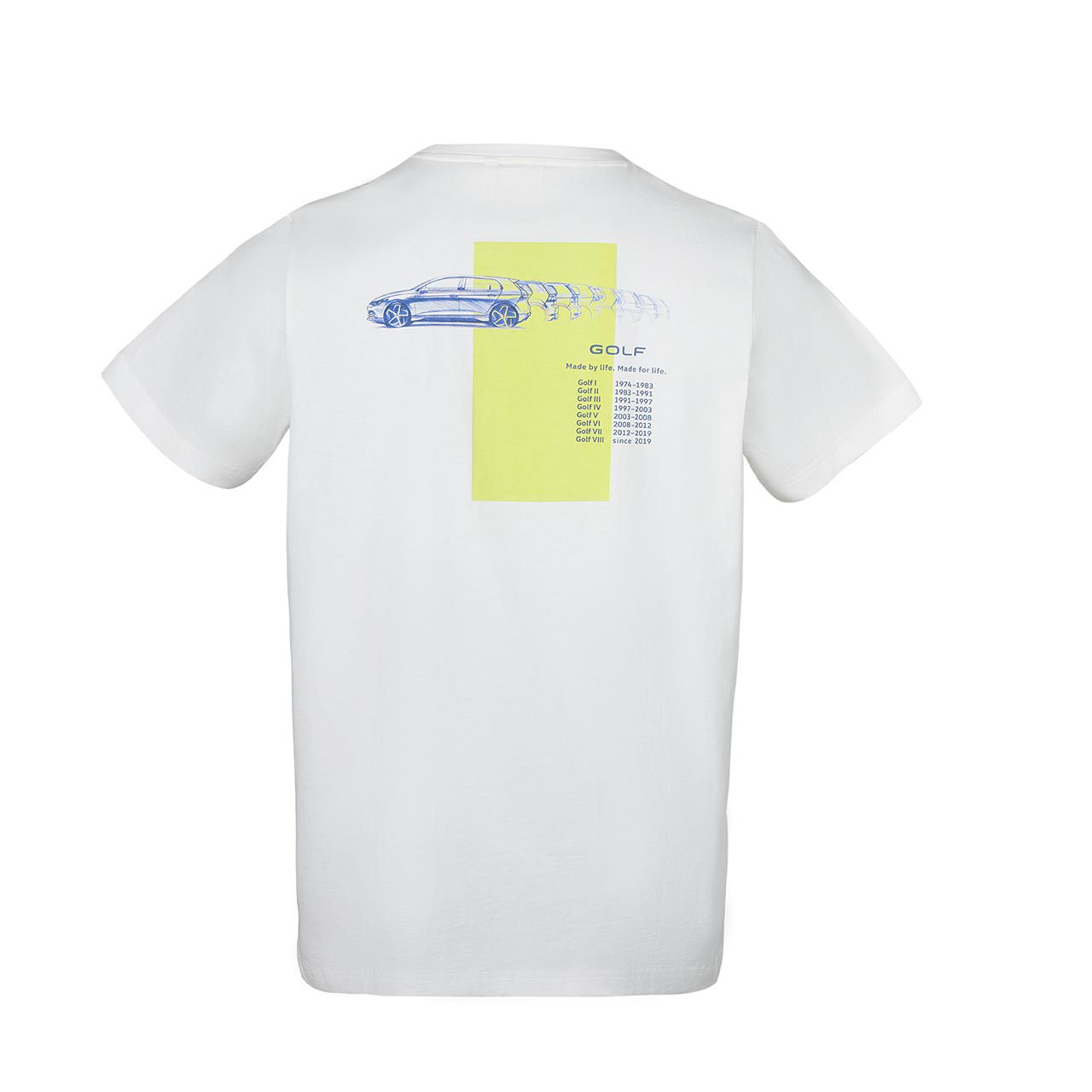 T-Shirt "Golf", Unisex, Weiß