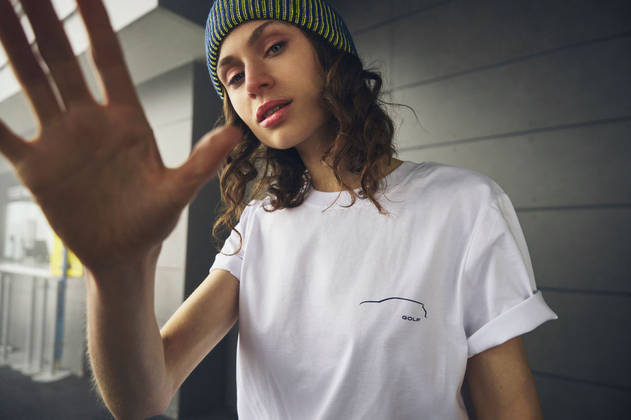 T-Shirt "Golf", Unisex, Weiß, XXL