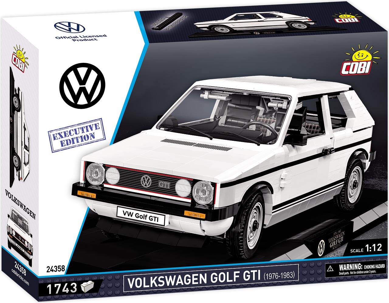 Bausatz 1:12, Golf 1 GTI – Executive Edition, Weiß